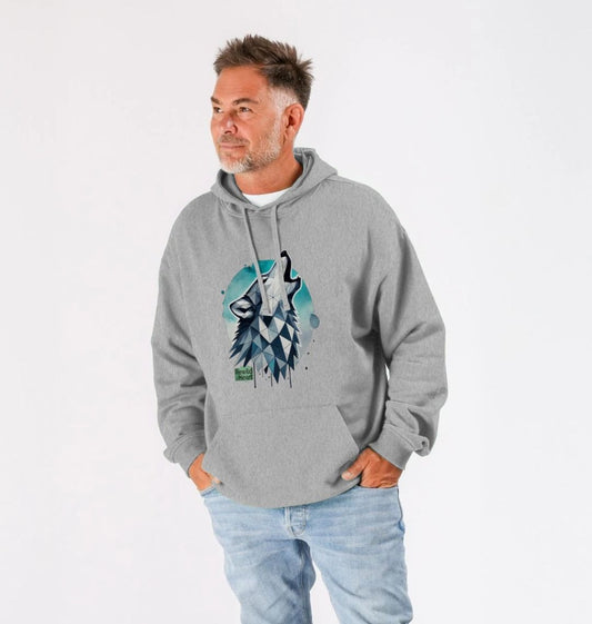Primal Wolf Howl Hoodie