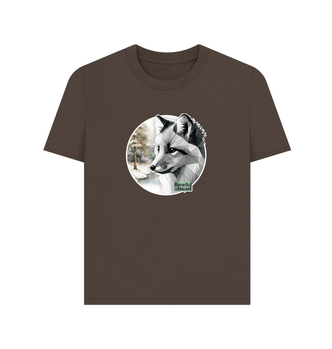 Chocolate Silent Arctic Fox Women's Classic T-Shirt