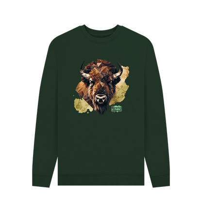 Evergreen Printed Sweater Front