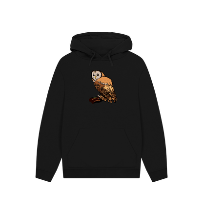 Black Printed Hoody Front