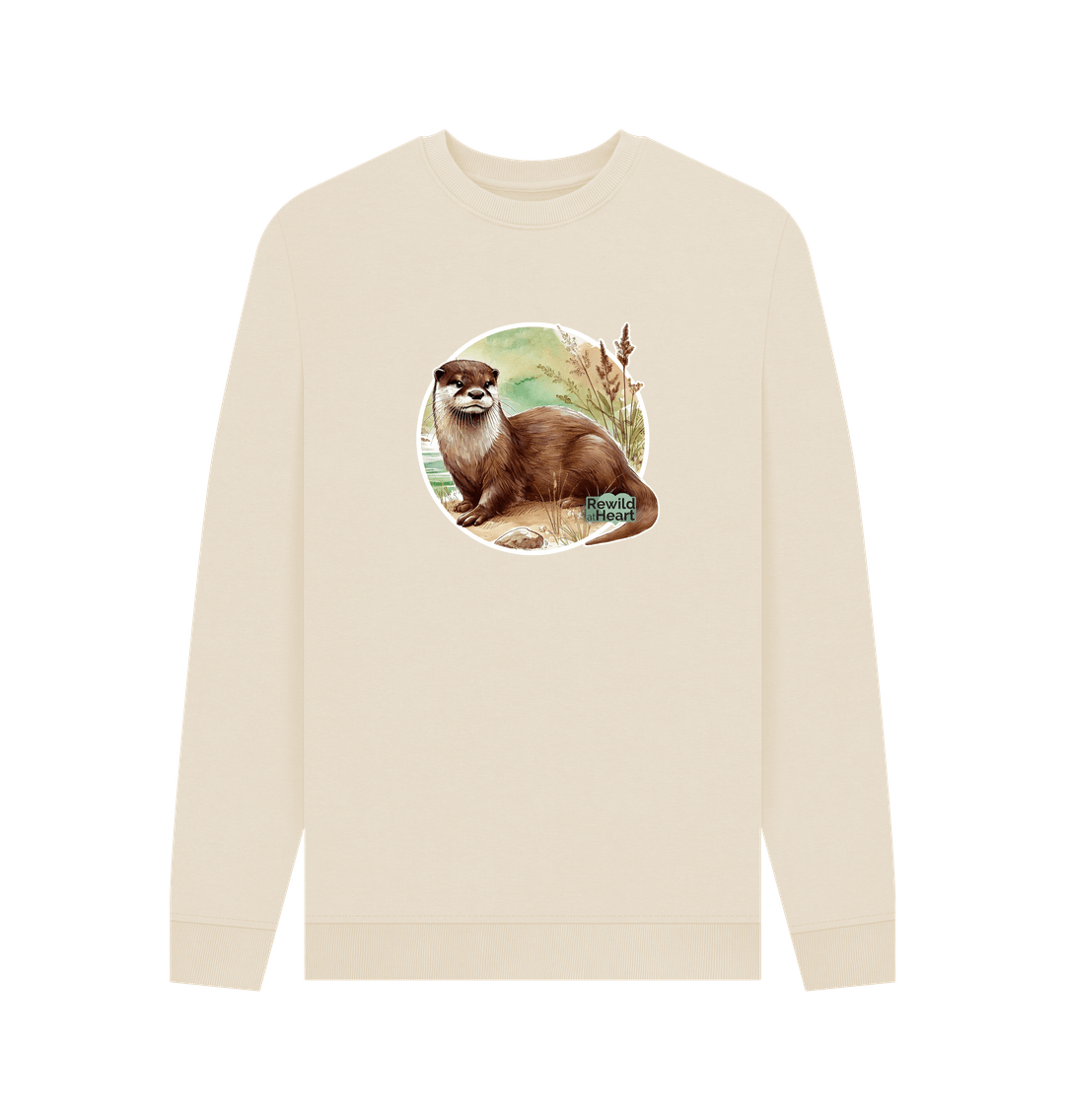 Oat Printed Sweater Front