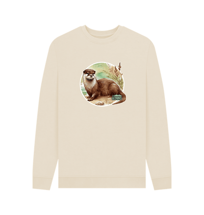 Oat Printed Sweater Front