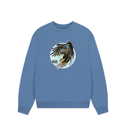 Solent White-Tailed Eagle Flight Women's Oversized Jumper