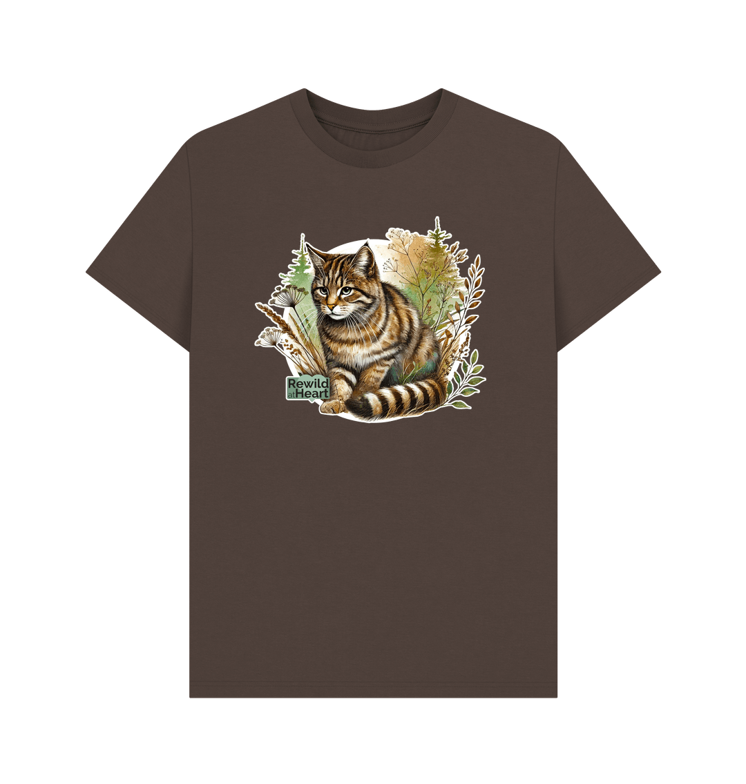 Chocolate Wildcat Wilderness Men's T-Shirt