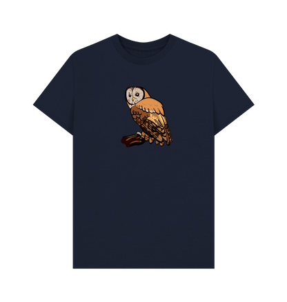 Navy Blue Printed T-shirt Front