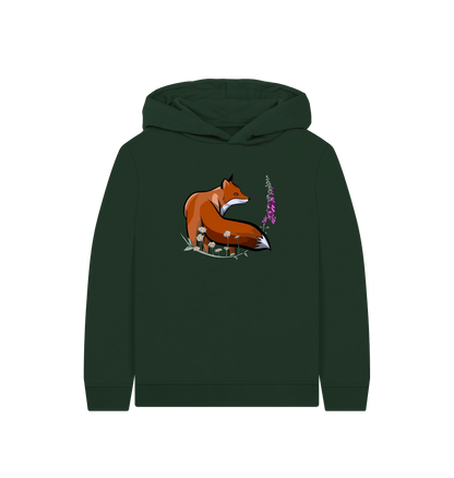 Evergreen Printed Kids Hoodie Front