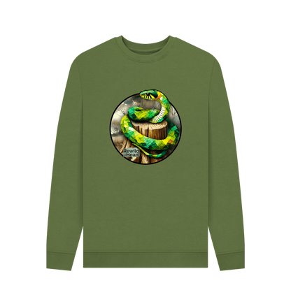 Khaki Grass Snake Marsh Men's Sweater