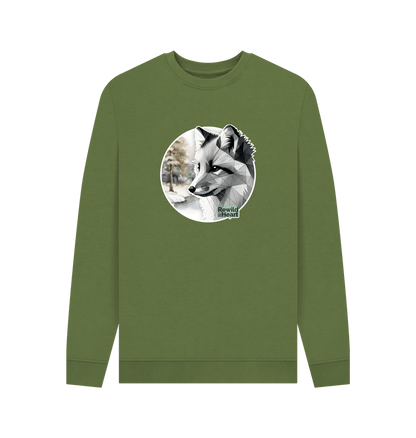 Khaki Silent Arctic Fox Men's Sweater