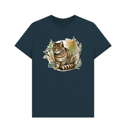 Denim Blue Wildcat Wilderness Men's T-Shirt