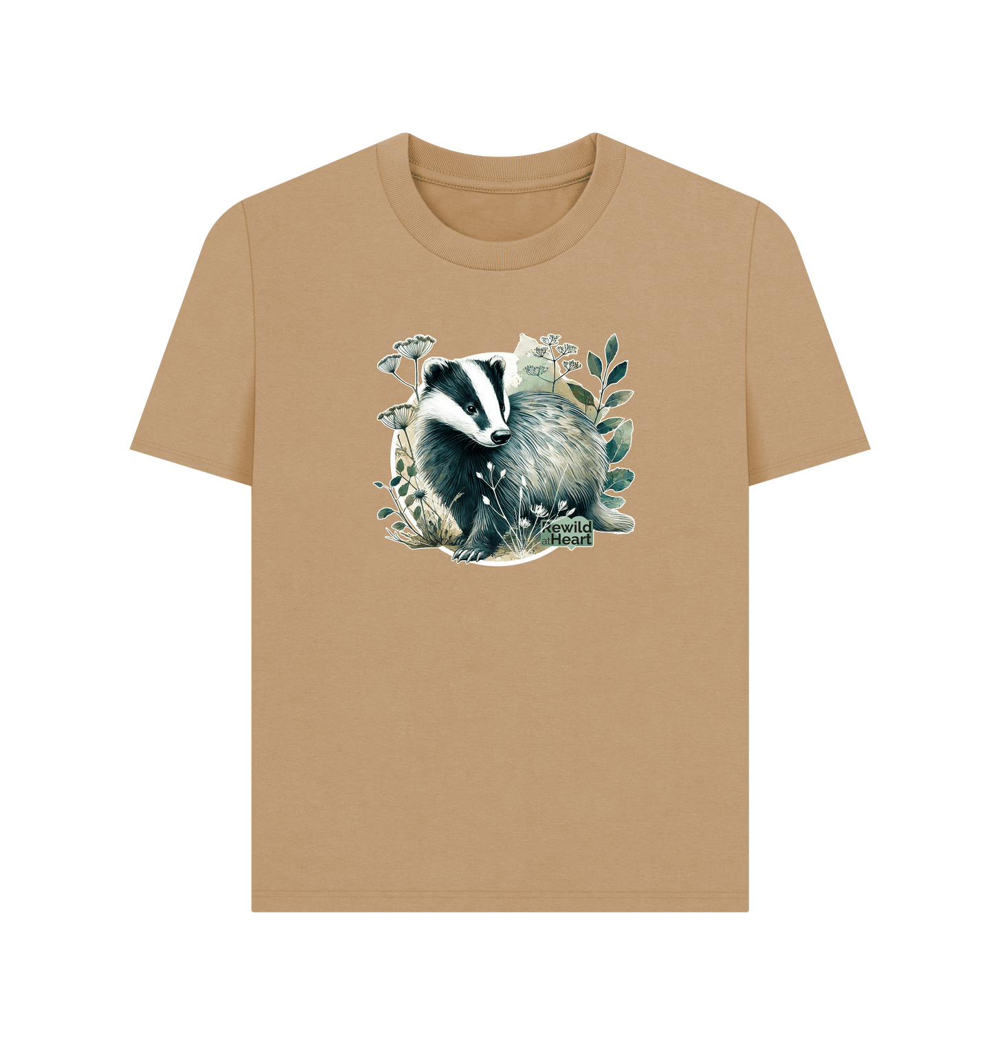 Sand Printed T-shirt Front