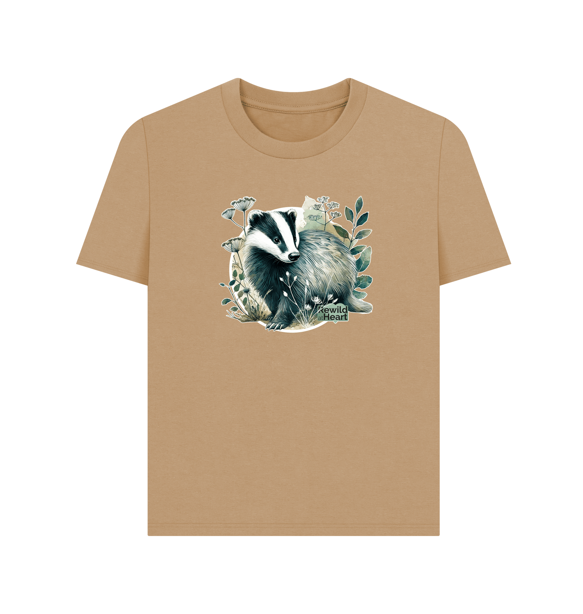 Sand Printed T-shirt Front