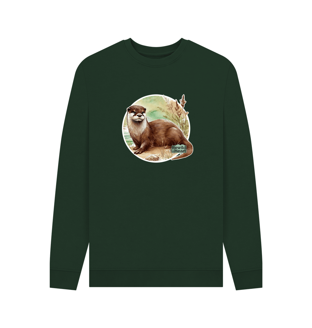 Evergreen Printed Sweater Front