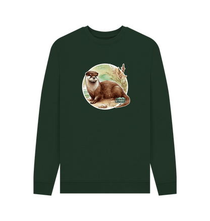 Evergreen Printed Sweater Front