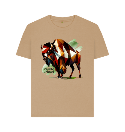 Sand European Bison | Women's Classic Tee