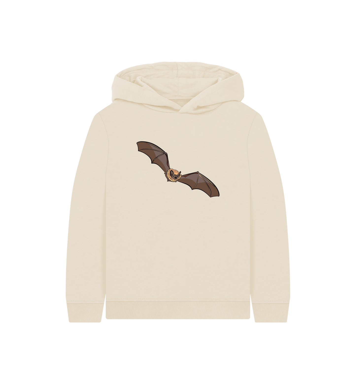 Oat Printed Kids Hoodie Front