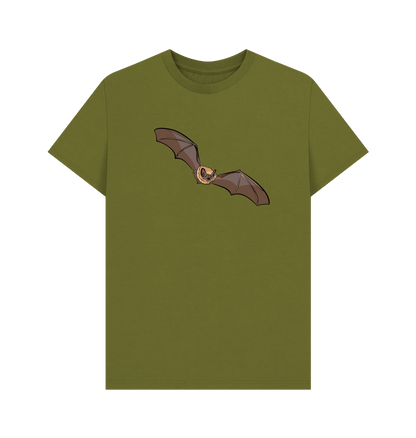 Moss Green Printed T-shirt Front