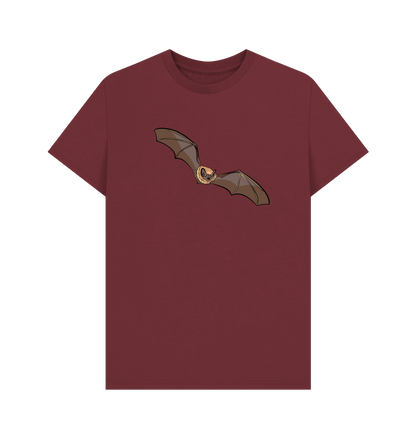 Red Wine Printed T-shirt Front
