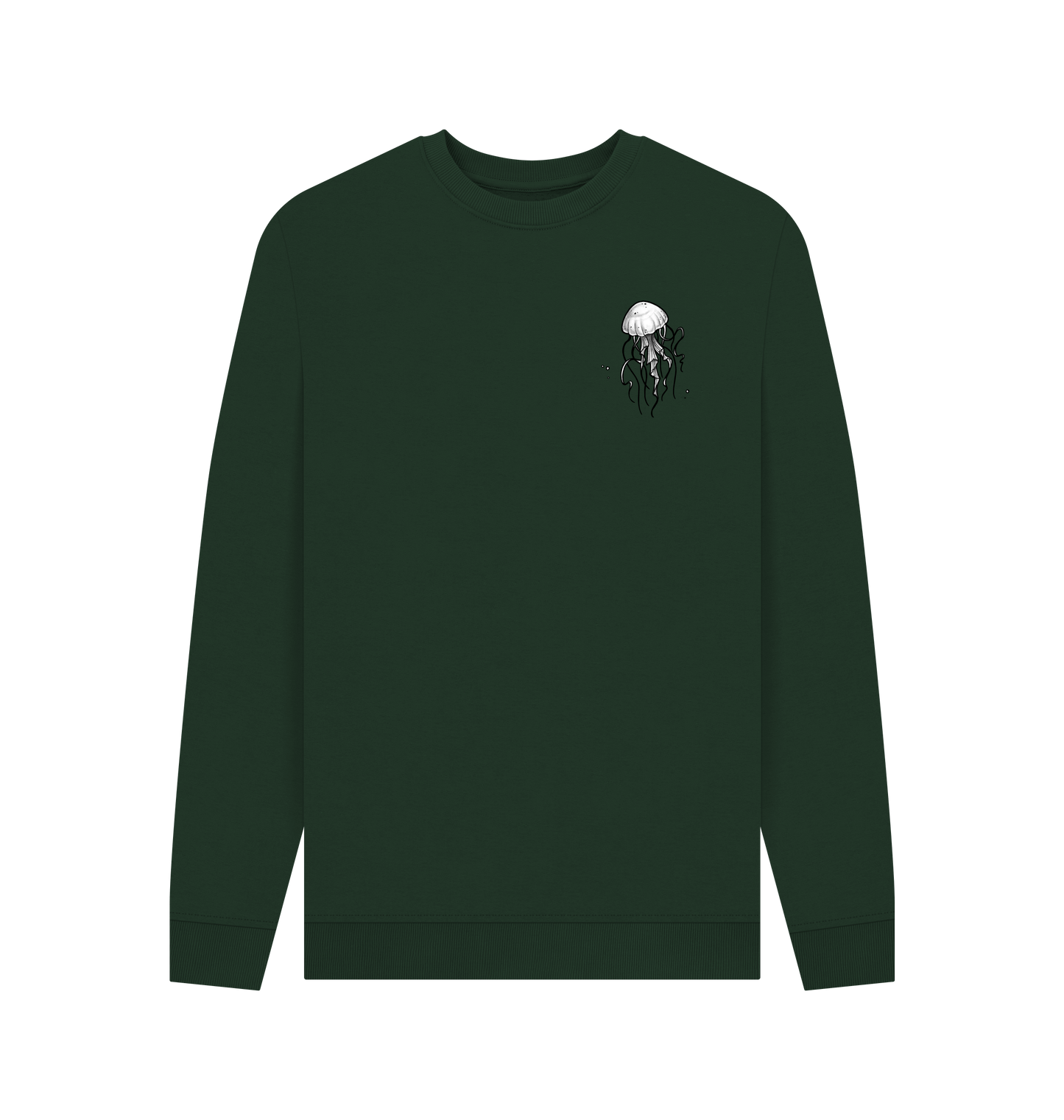 Evergreen Printed Sweater Front
