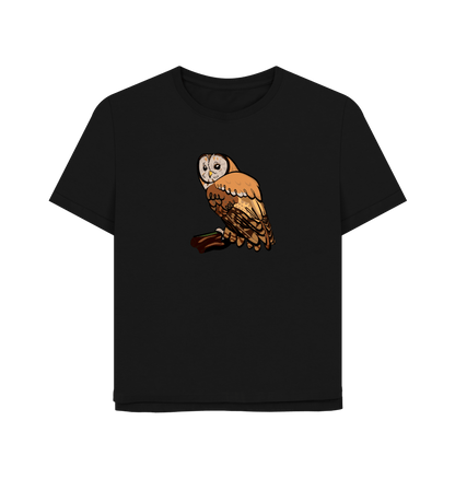 Black Printed T-shirt Front