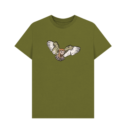 Moss Green Printed T-shirt Front