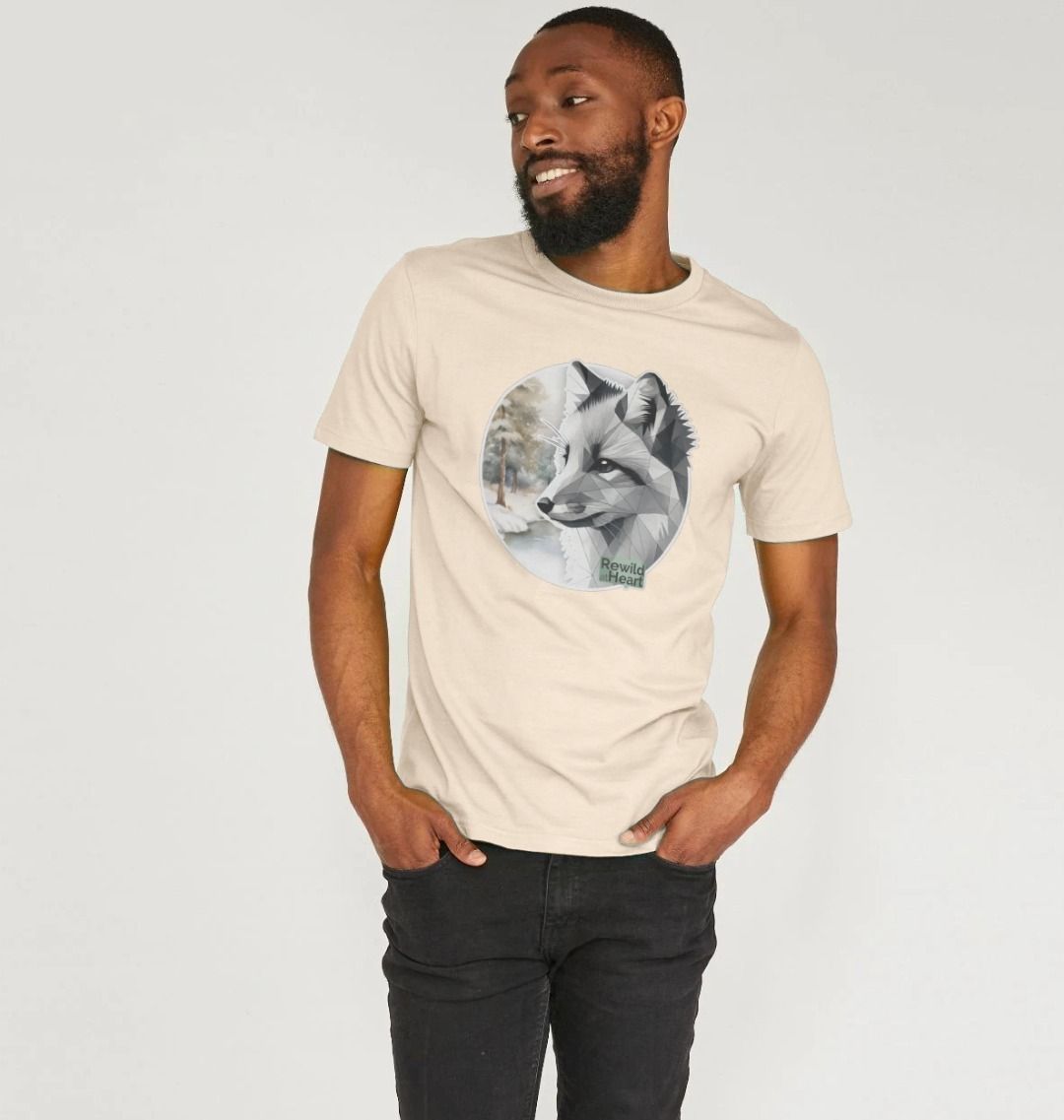 Silent Arctic Fox Men's T-Shirt