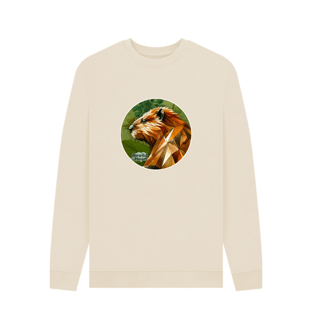 Oat Printed Sweater Front