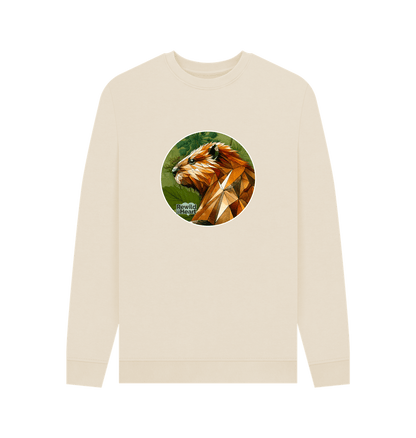 Oat Printed Sweater Front