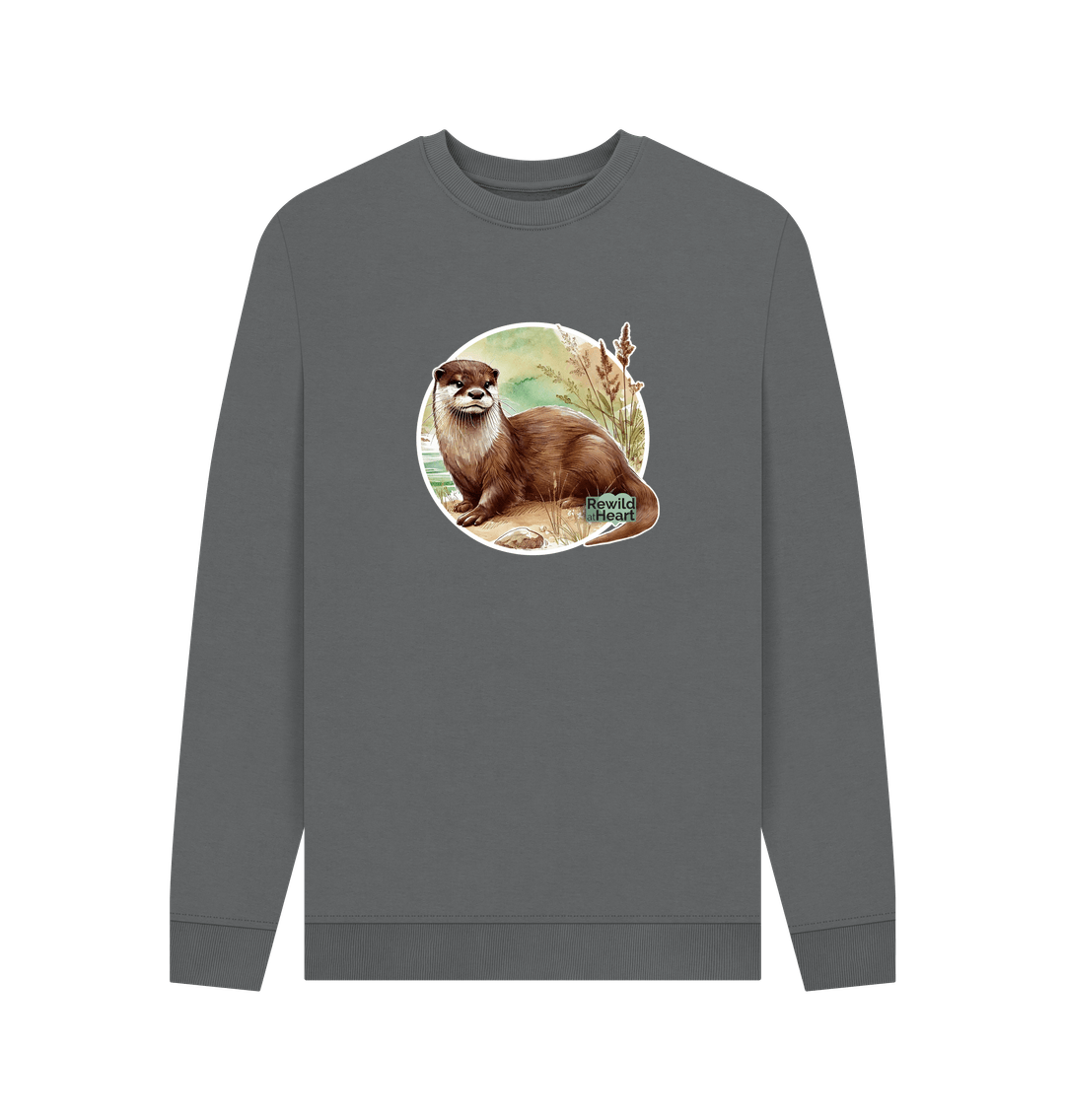 Slate Grey Riverside Otter Men's Sweater