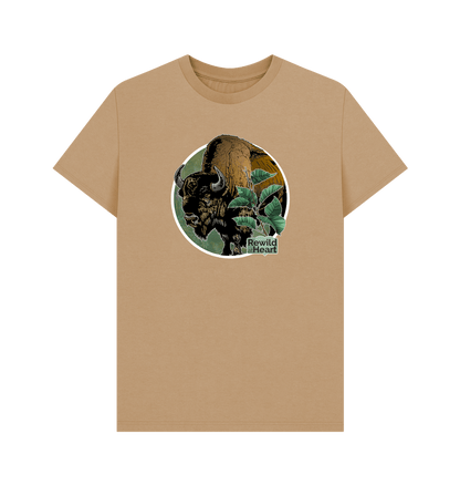 Sand Bison Woodland Men's T-Shirt