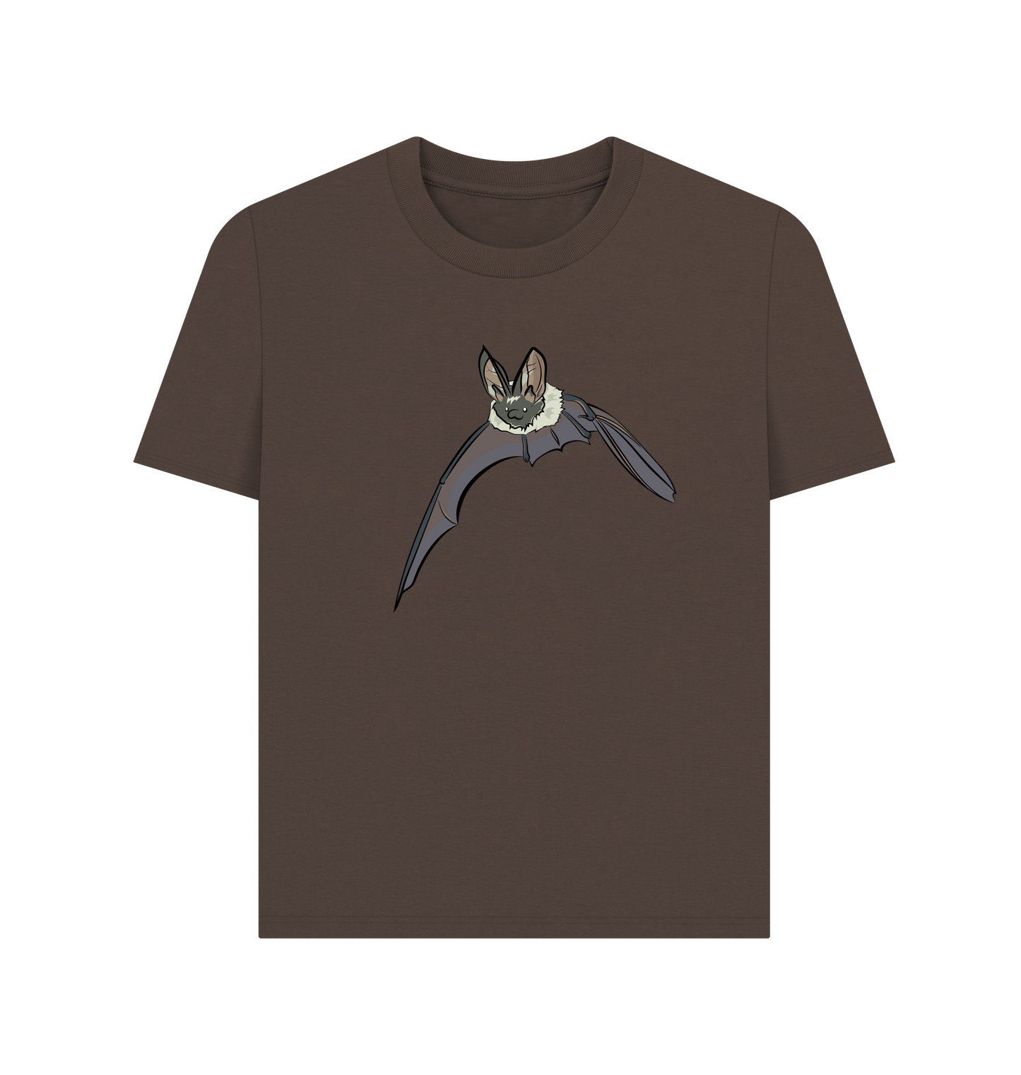 Chocolate Printed T-shirt Front