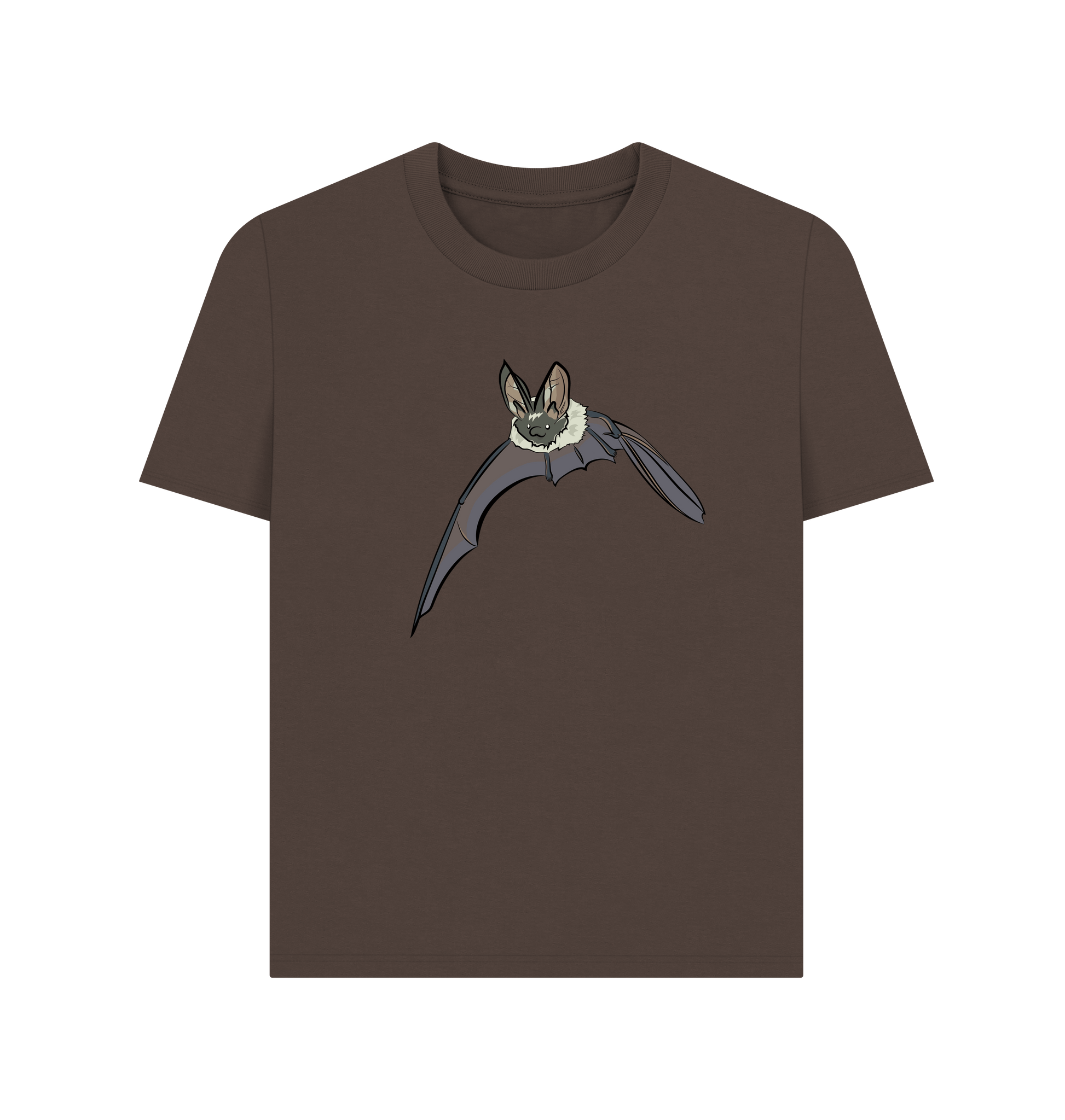 Chocolate Printed T-shirt Front