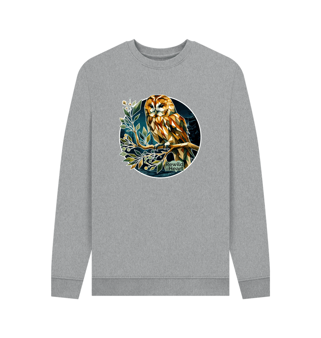 Light Heather Tawny Owl Men's Sweater