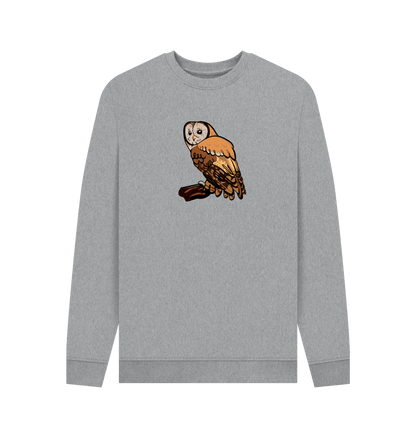 Light Heather Printed Sweater Front