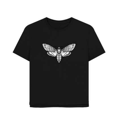 Black Printed T-shirt Front