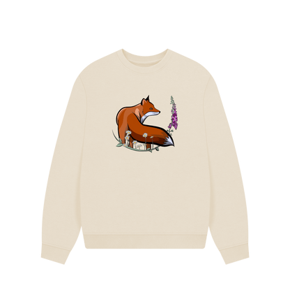 Oat Printed Sweater Front