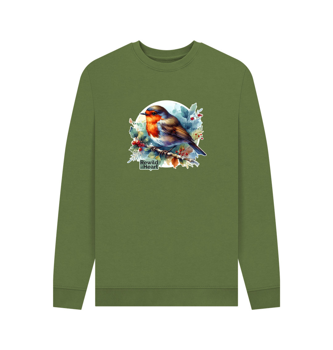 Khaki Robin Redbreast Men's Sweater