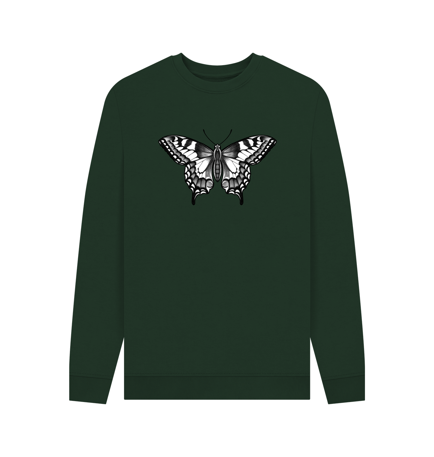 Evergreen Printed Sweater Front