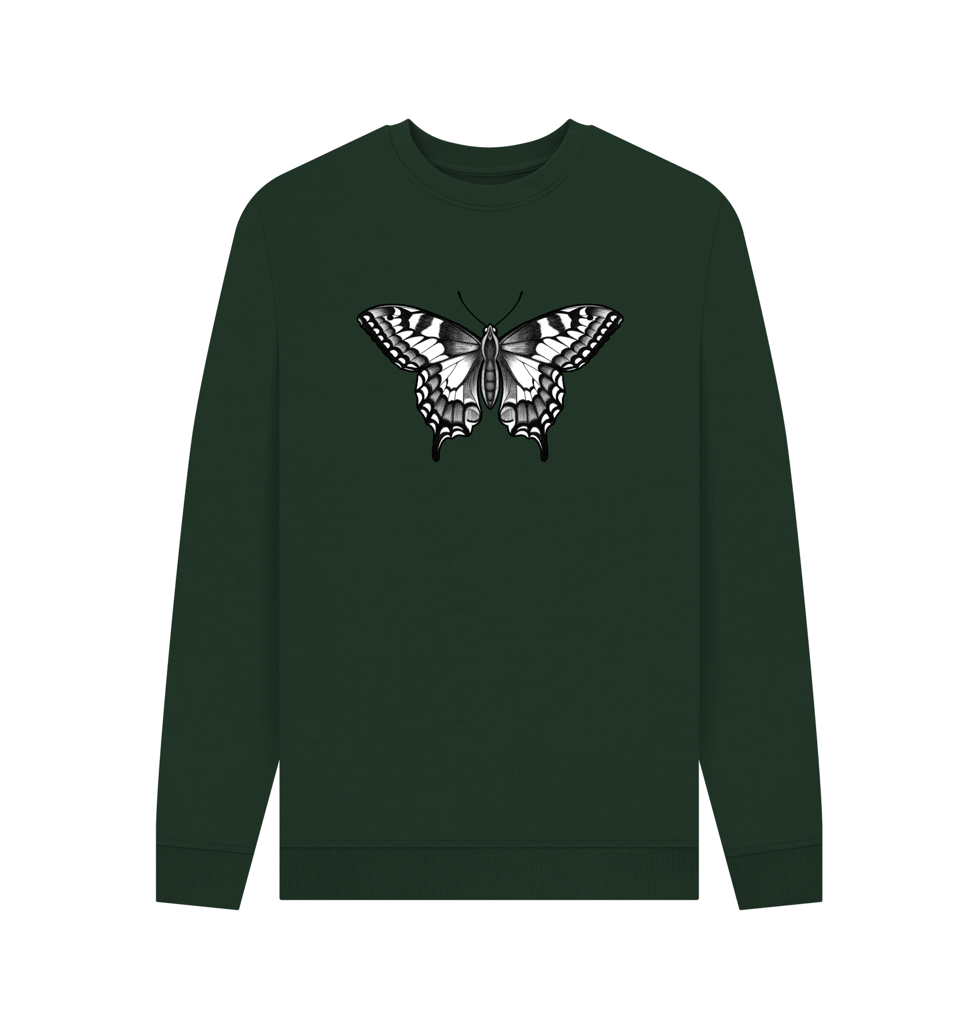 Evergreen Printed Sweater Front
