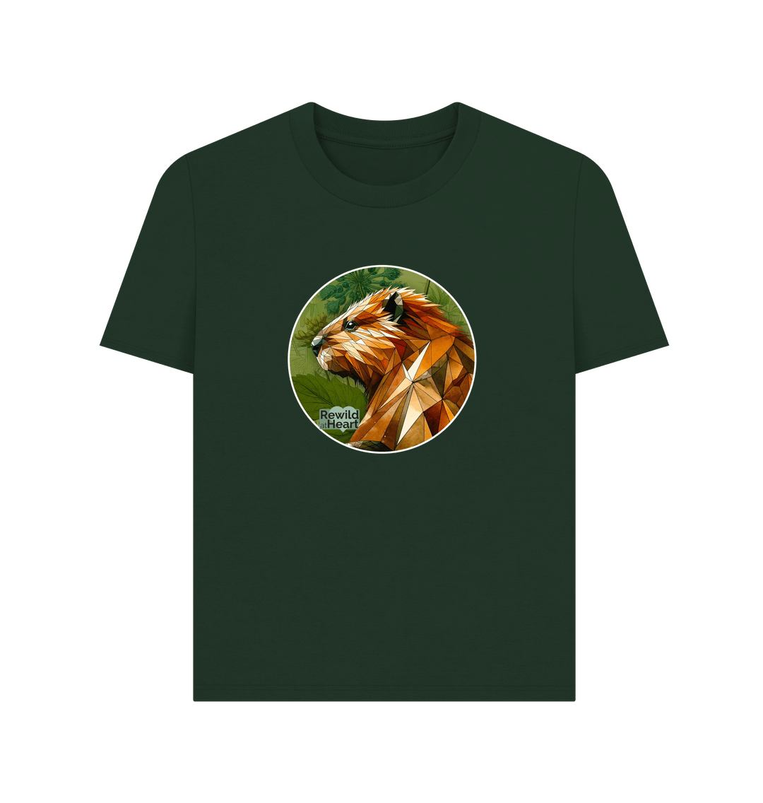 Evergreen Beaver Botanical Women's Classic T-Shirt