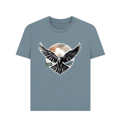 Stone Blue Raven Flight Women's Classic T-Shirt