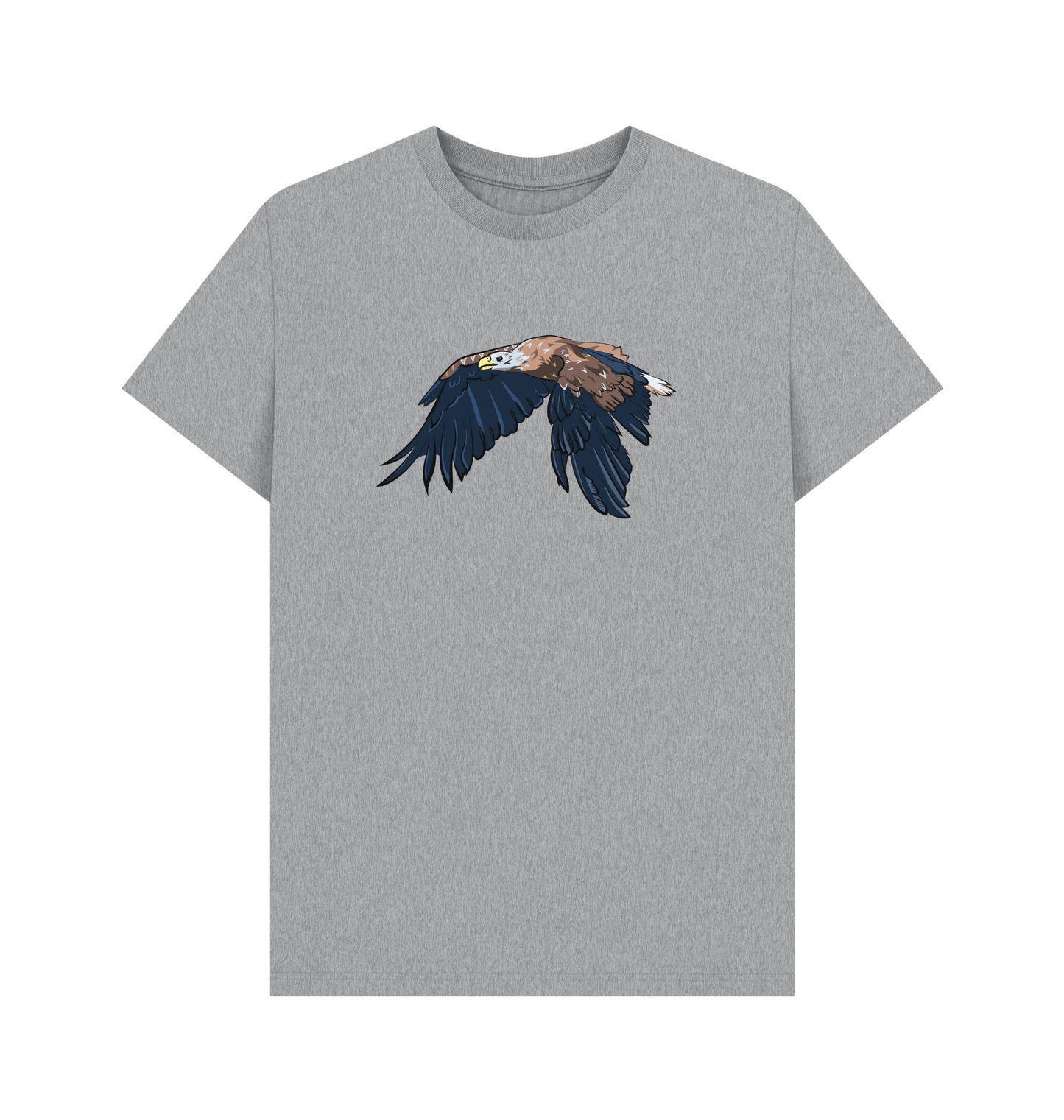 Athletic Grey Printed T-shirt Front