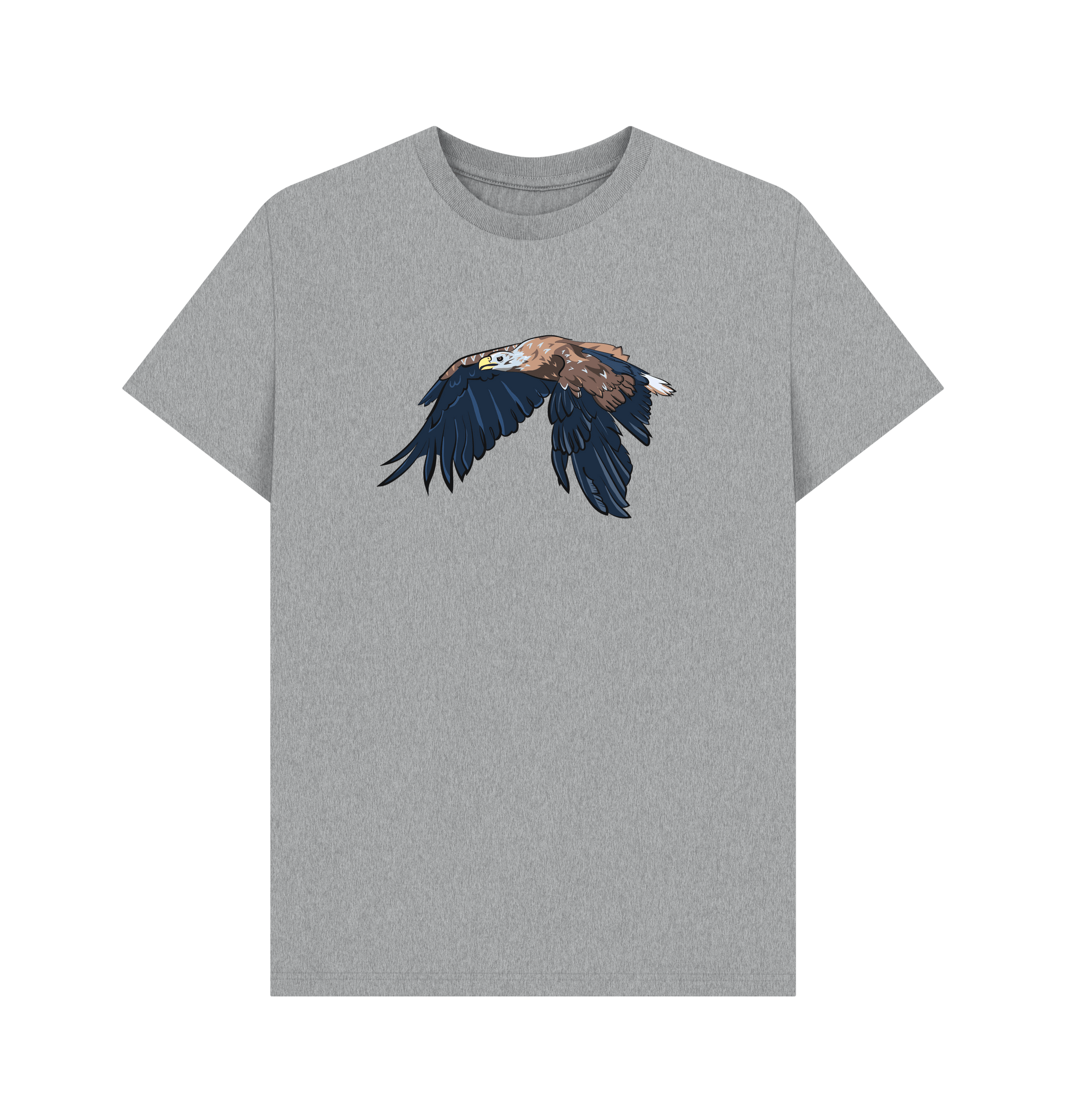 Athletic Grey Printed T-shirt Front