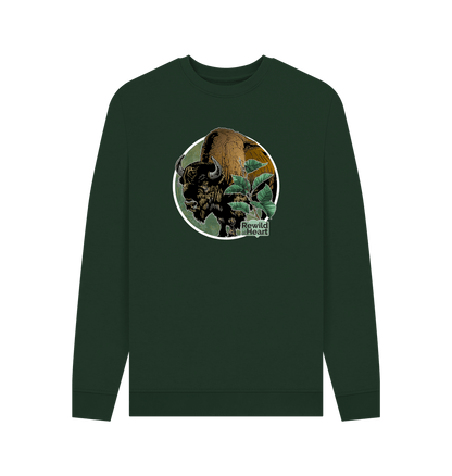 Evergreen Bison Woodland Men's Sweater