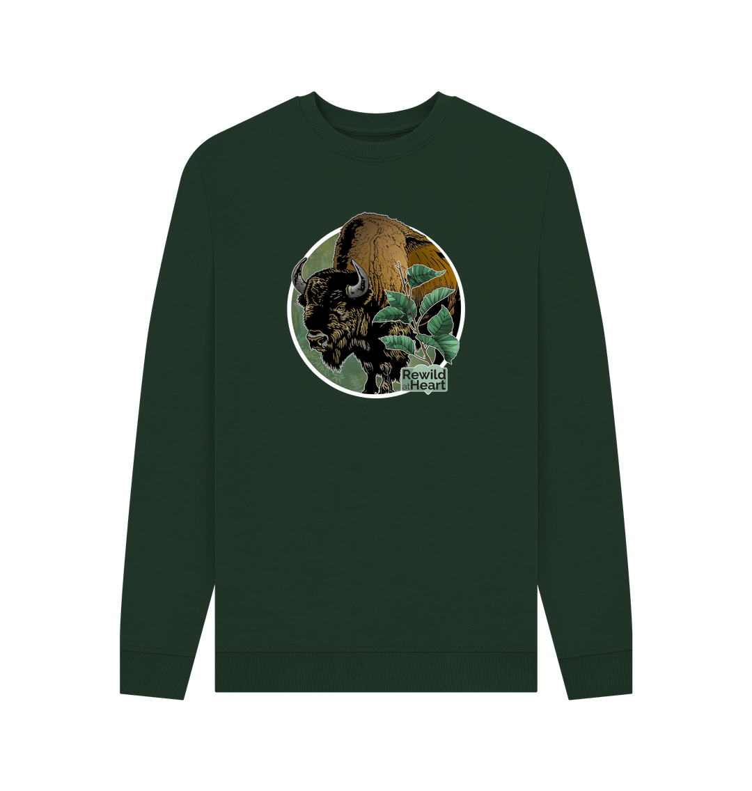 Evergreen Printed Sweater Front