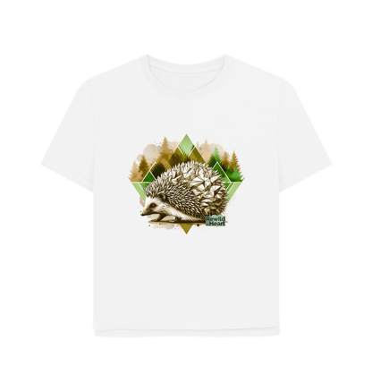 White Hedgehog Women's Relaxed-Fit T-Shirt