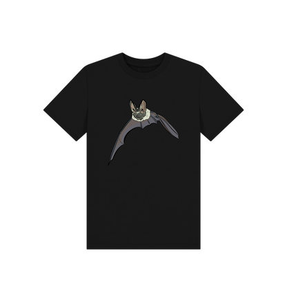 Black Printed Kids T-Shirt Front