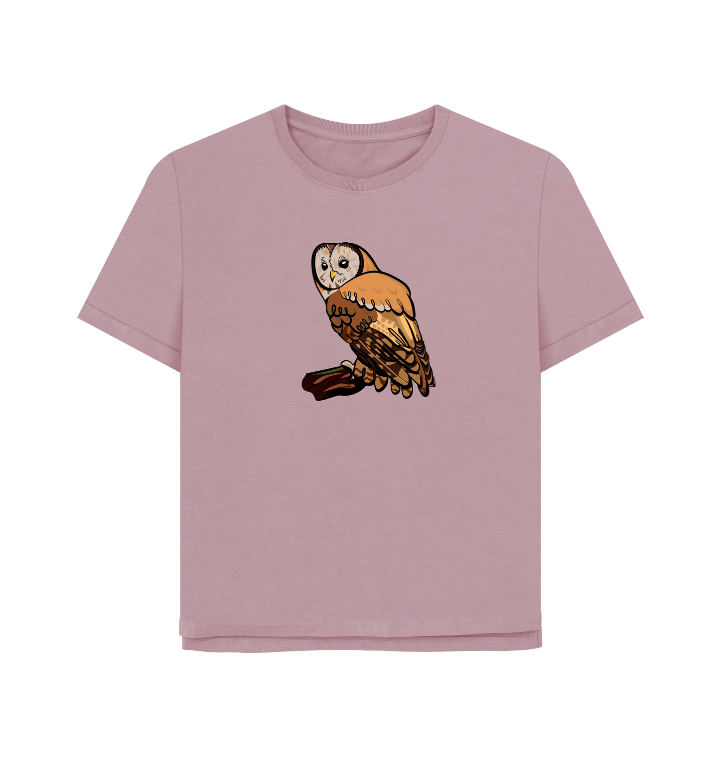 Mauve Printed T-shirt Front