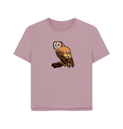 Mauve Printed T-shirt Front