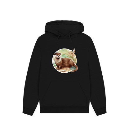 Black Riverside Otter Hoodie