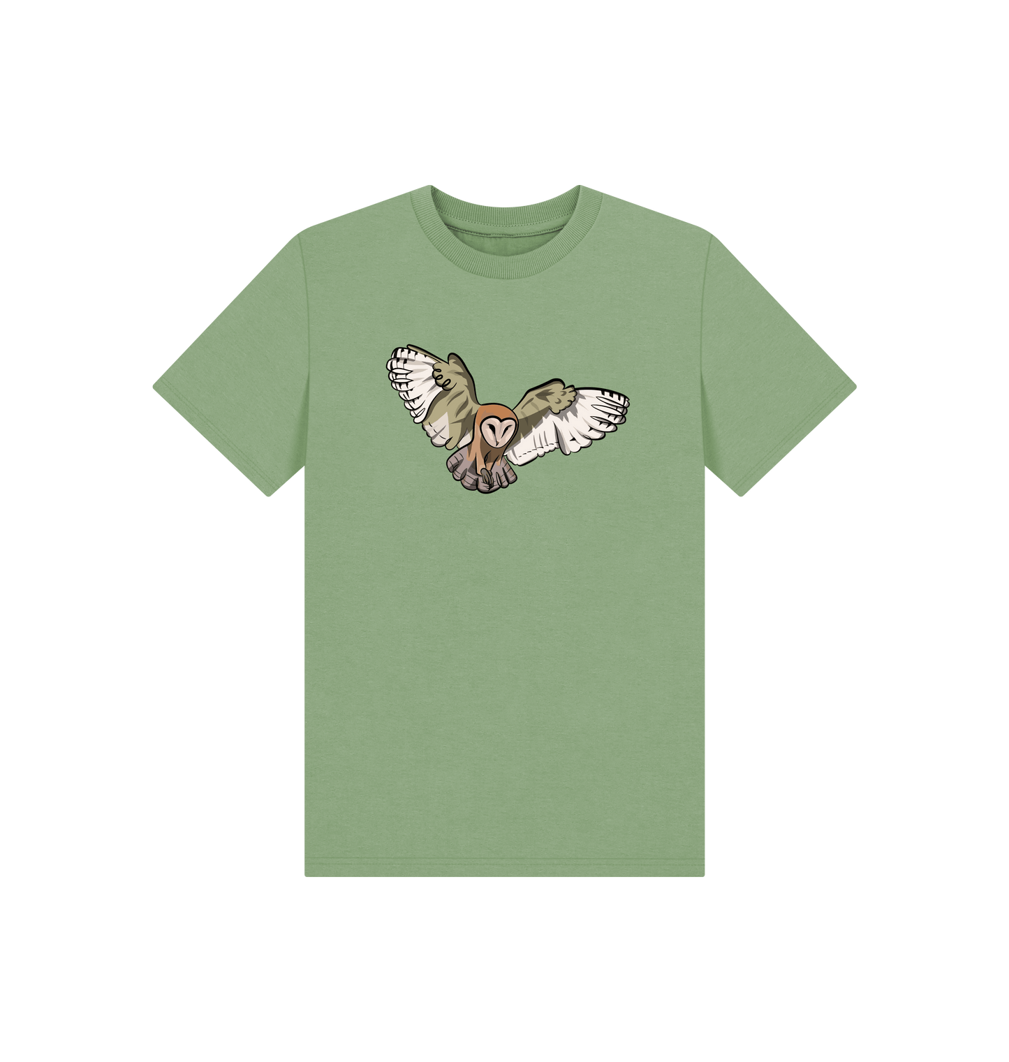 Sage Printed Kids T-Shirt Front